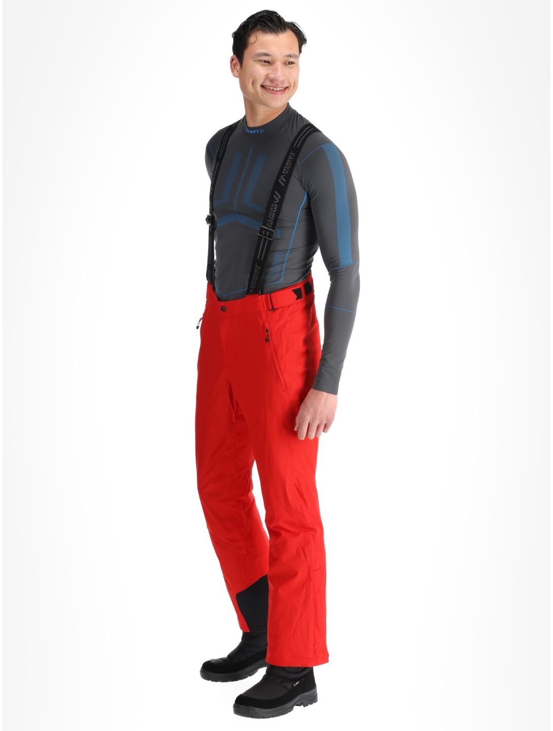 Maier Sports, Anton 2.1 pantalones de esquí hombres Salsa rojo 