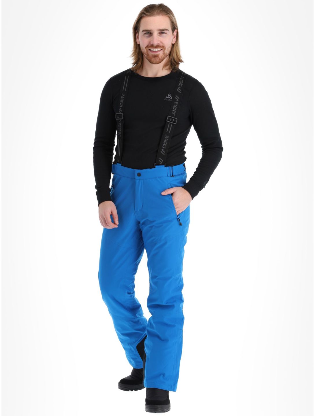 Maier Sports, Anton 2 pantalones de esquí hombres Imperial Blue azul 