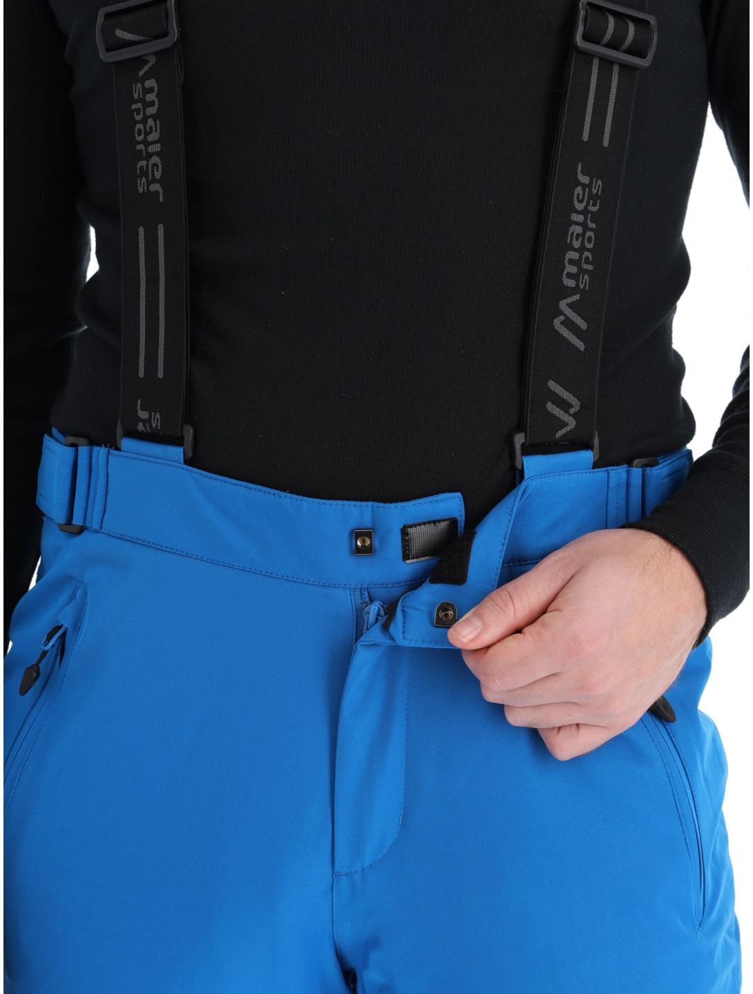 Maier Sports, Anton 2 pantalones de esquí hombres Imperial Blue azul 