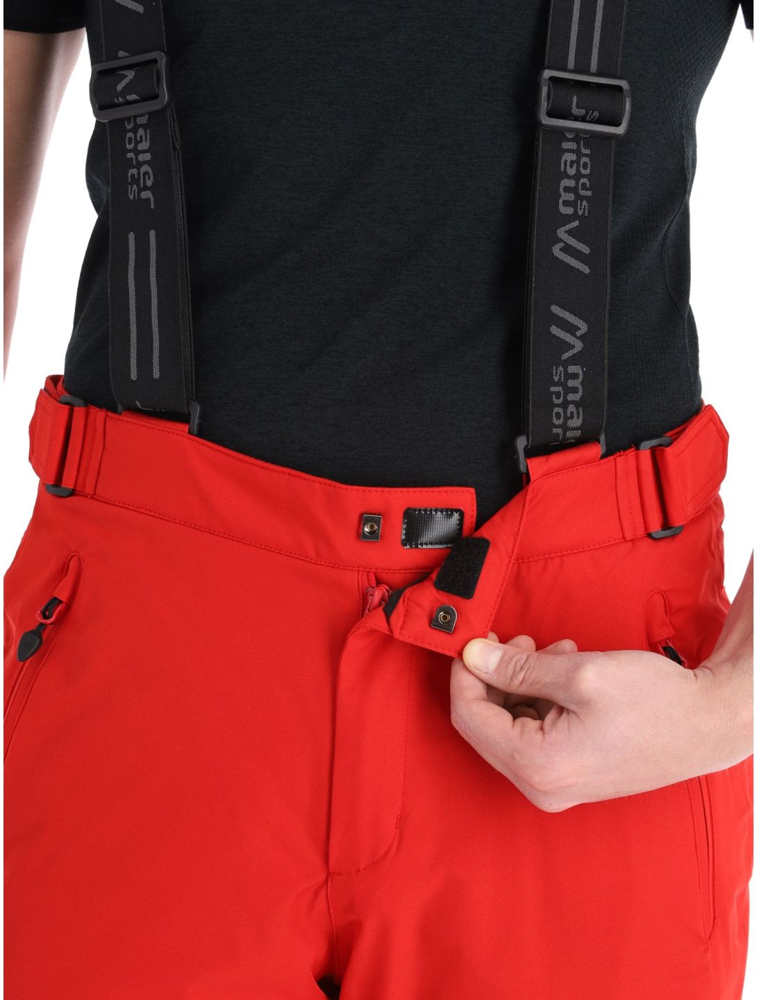 Maier Sports, Anton 2 pantalones de esquí hombres Salsa rojo 