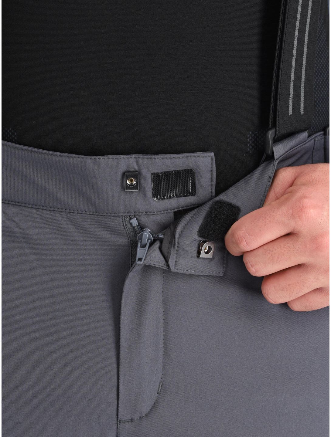 Maier Sports, Anton 2 pantalones de esquí hombres Graphite gris 