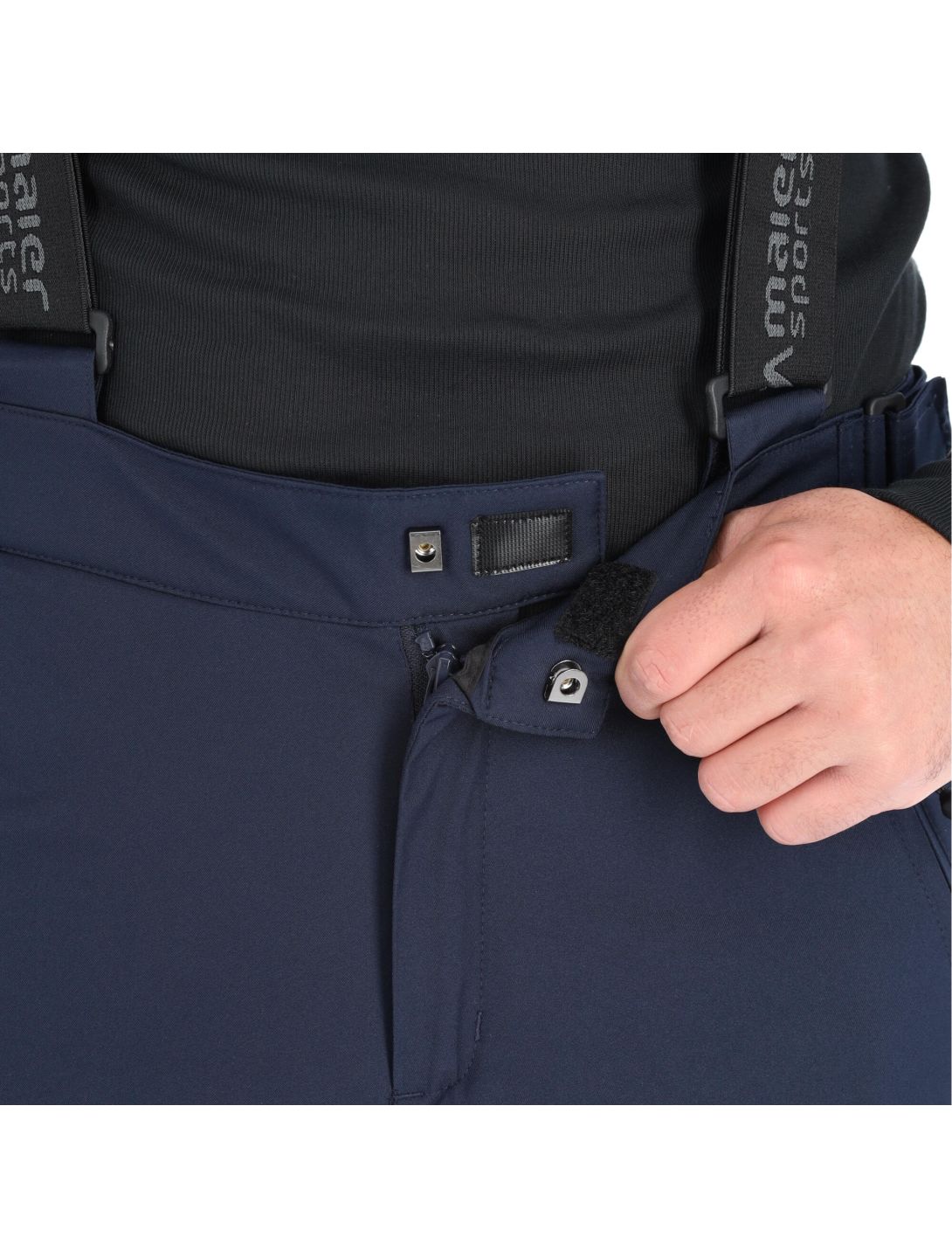 Maier Sports, Anton 2 pantalones de esquí hombres Night Sky azul 