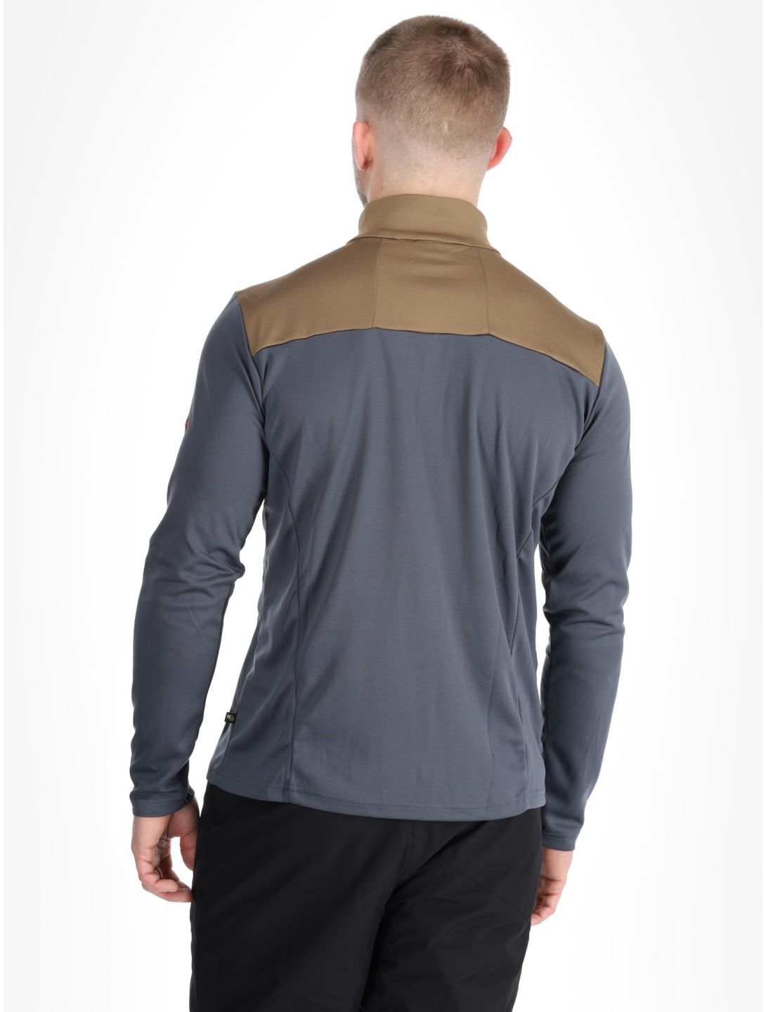 Maier Sports, Felian jersey hombres Graphite / Fawn gris, marrón 