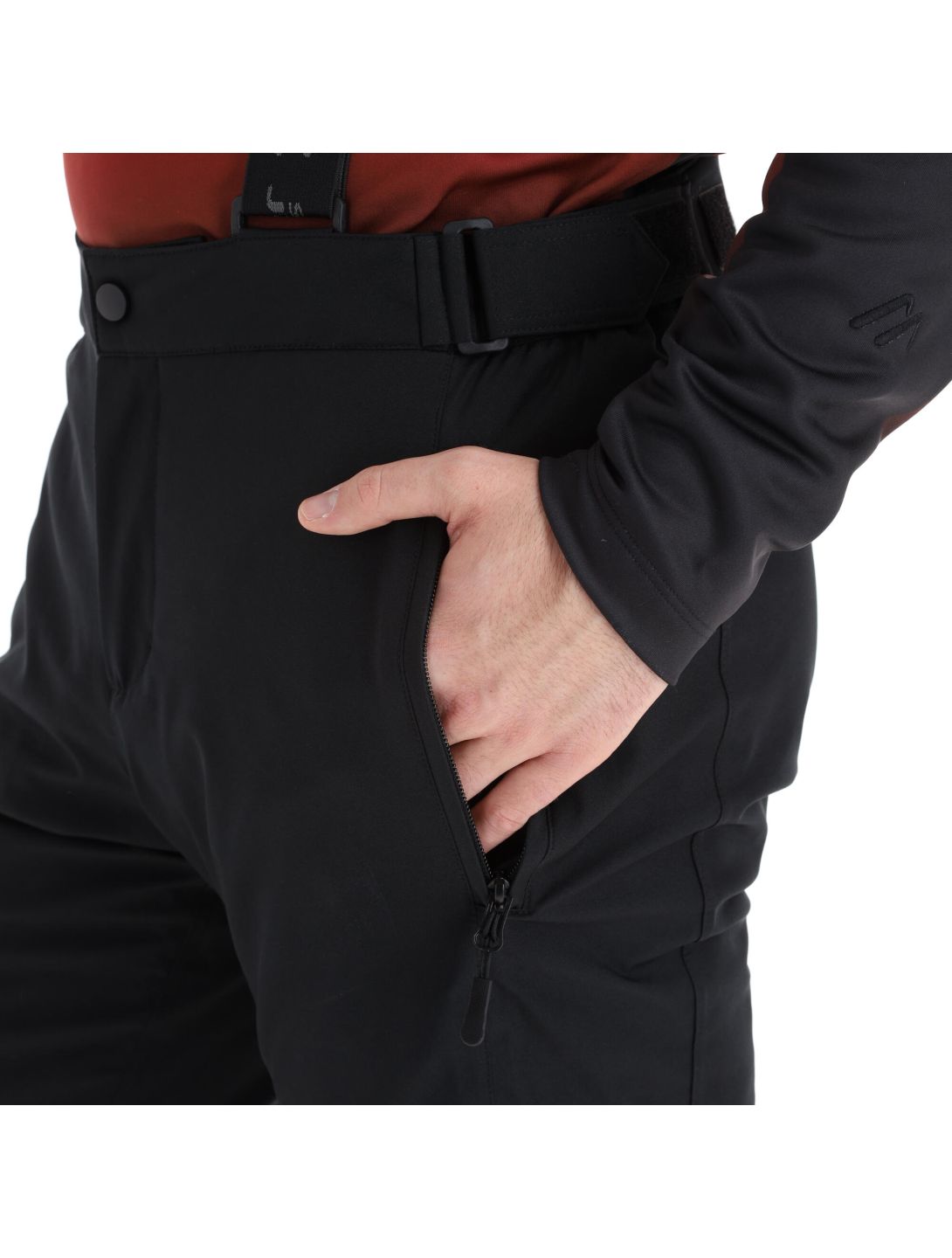 Maier Sports, Joscha Slim pantalones de esquí hombres negro 