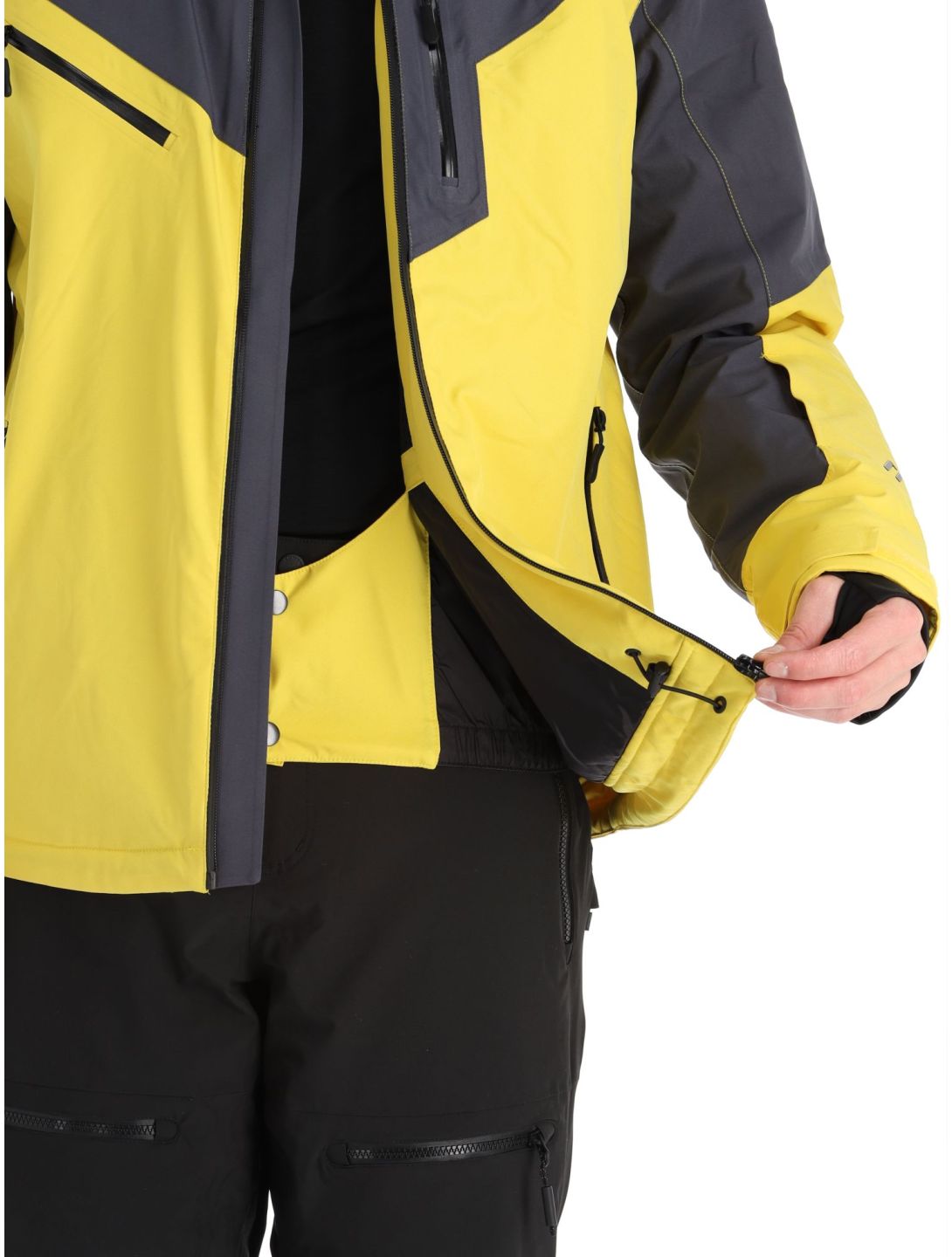 Maier Sports, Pajares chaqueta de esquí hombres Byzantin / Graphite amarillo, gris 