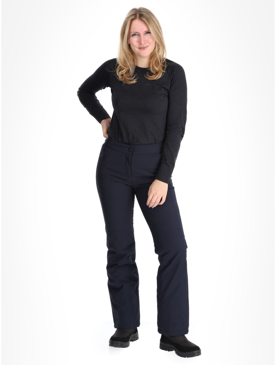 Maier Sports, Vroni Slim 2.0 pantalones de esquí mujeres Night Sky azul 