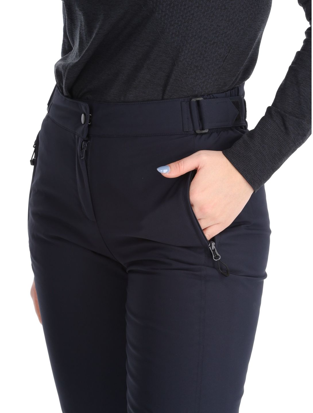 Maier Sports, Vroni Slim 2.0 pantalones de esquí mujeres Night Sky azul 