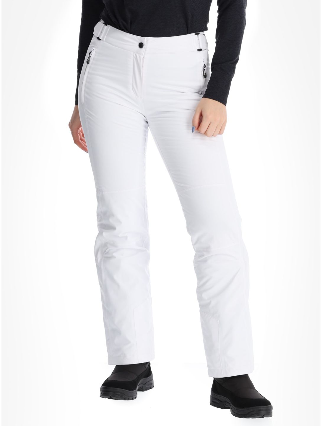 Maier Sports, Vroni Slim 2.0 pantalones de esquí mujeres White blanco 