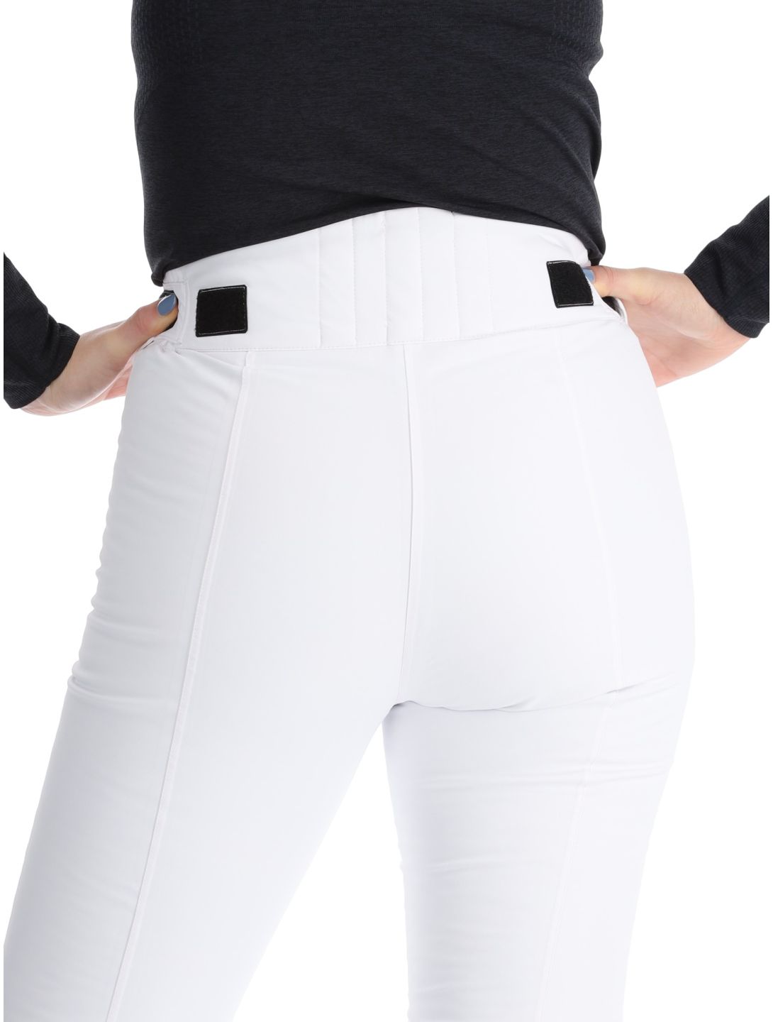 Maier Sports, Vroni Slim 2.0 pantalones de esquí mujeres White blanco 