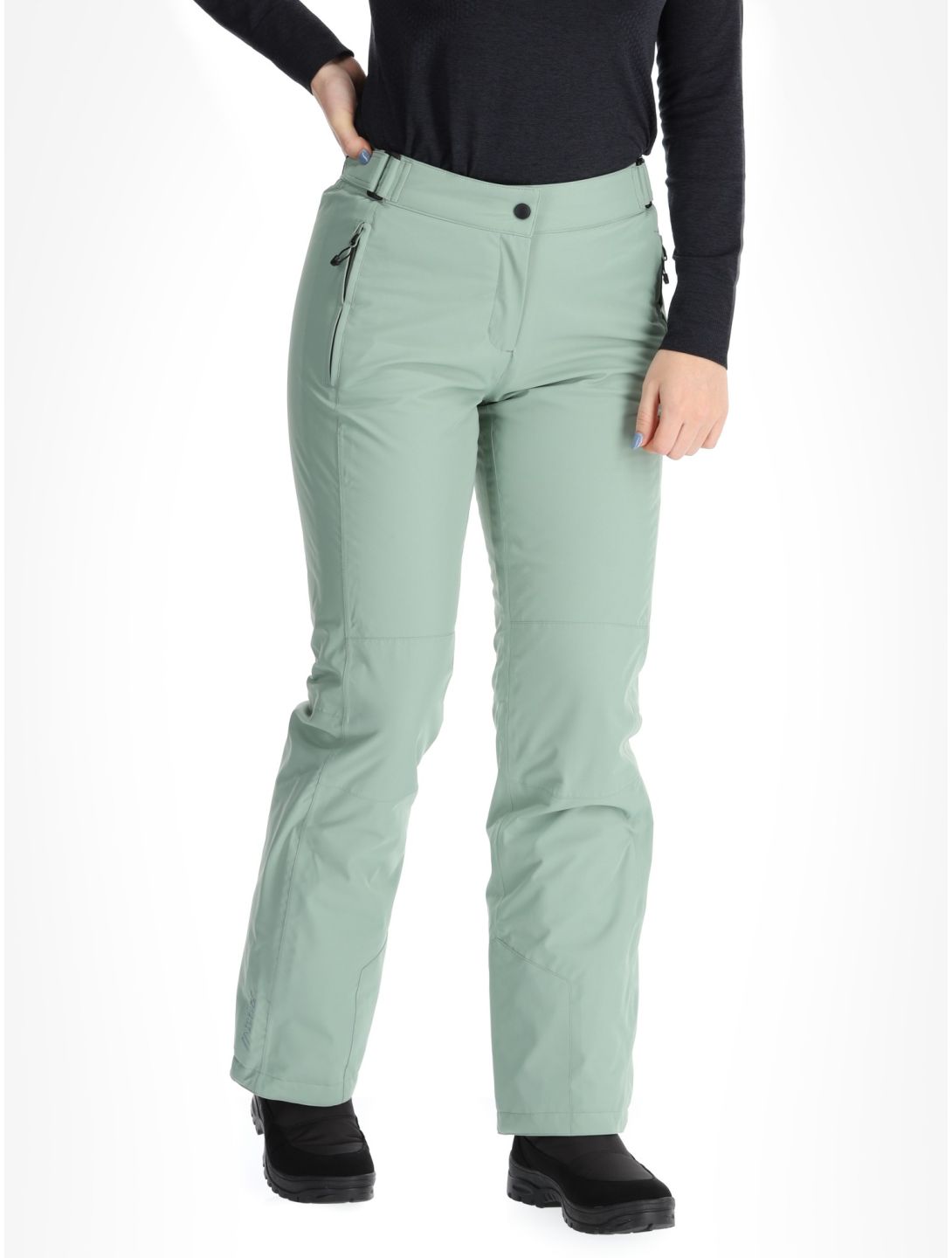 Maier Sports, Vroni Slim 2.0 pantalones de esquí mujeres Luscious Moss verde 