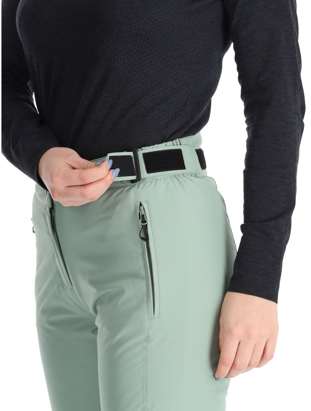 Maier Sports, Vroni Slim 2.0 pantalones de esquí mujeres Luscious Moss verde 