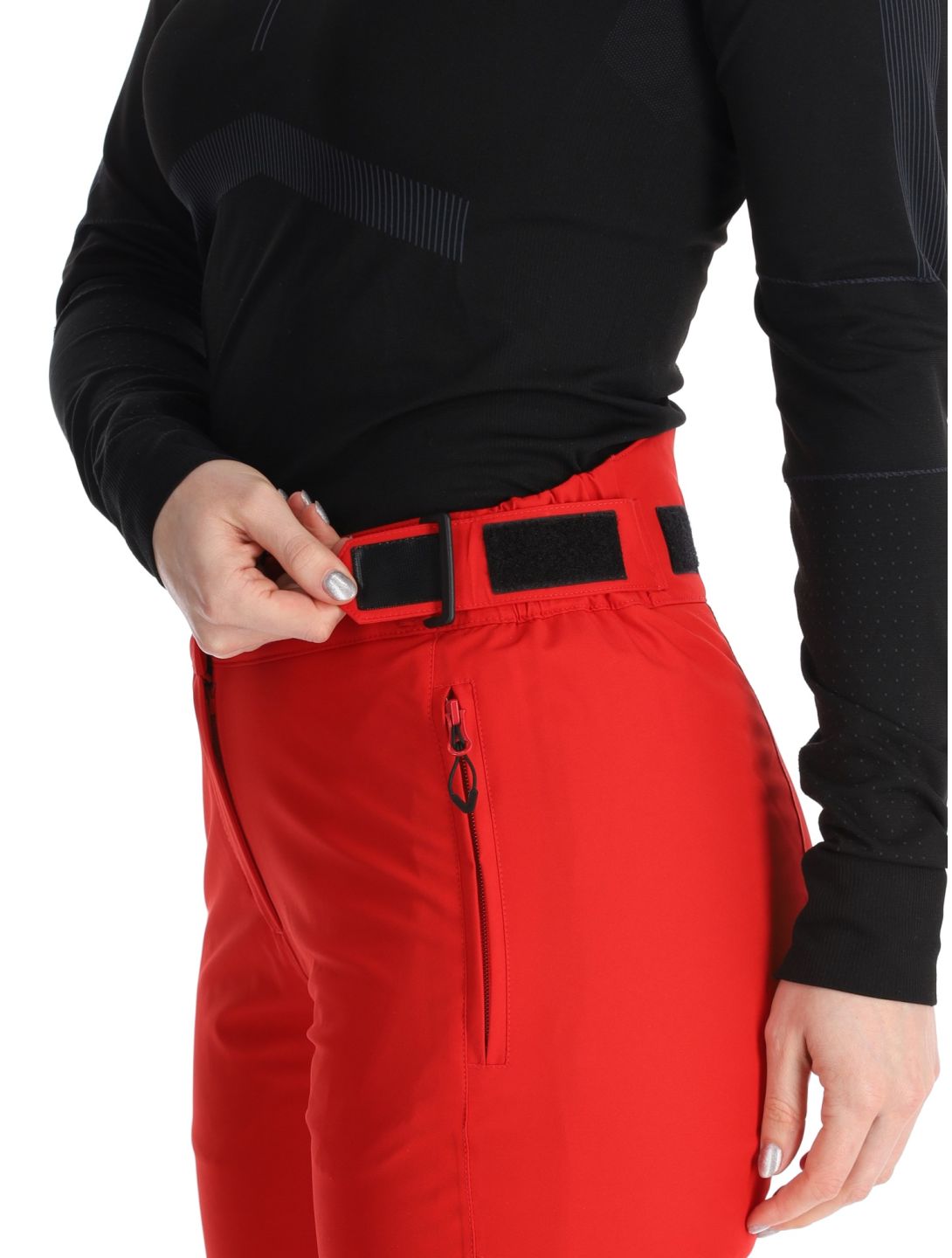 Maier Sports, Vroni Slim 2.0 pantalones de esquí modelo pequeño mujeres Salsa rojo 