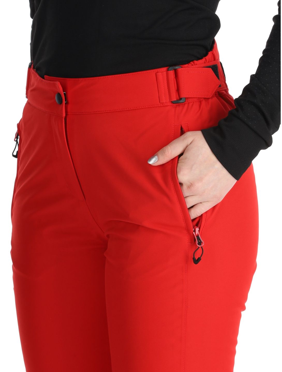 Maier Sports, Vroni Slim 2.0 pantalones de esquí modelo pequeño mujeres Salsa rojo 