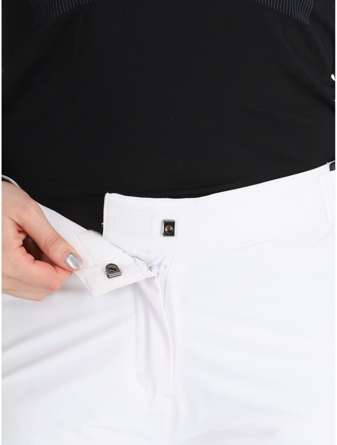 Maier Sports, Vroni Slim 2.0 pantalones de esquí modelo pequeño mujeres White blanco 