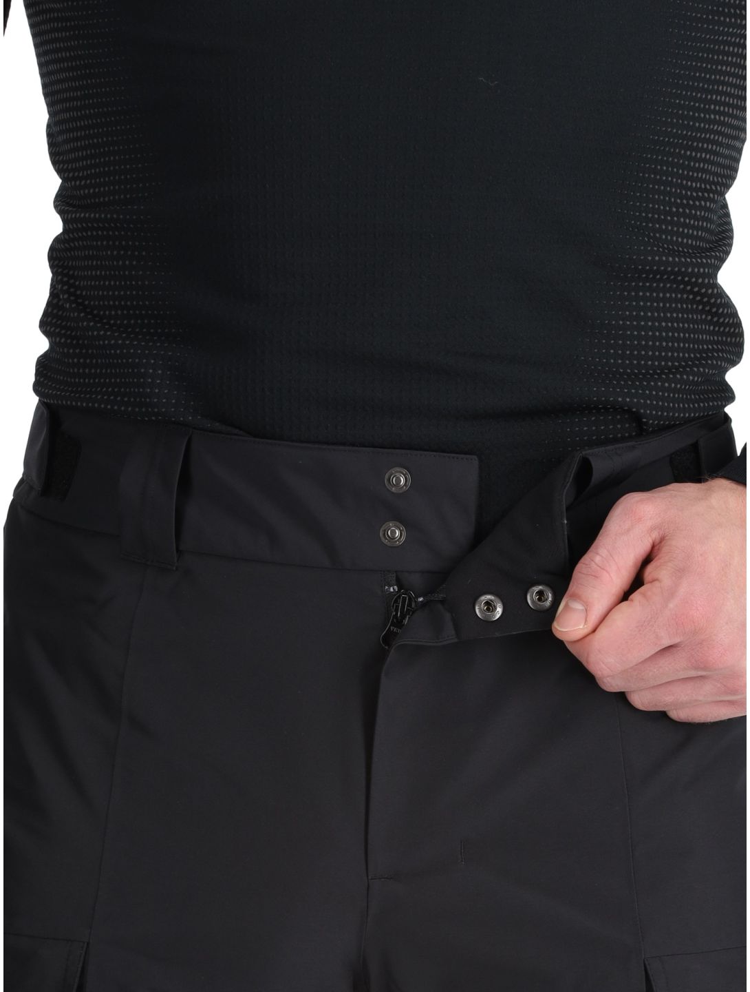 Mammut, Fall Line HS Thermo pantalones de esquí hombres Black negro 