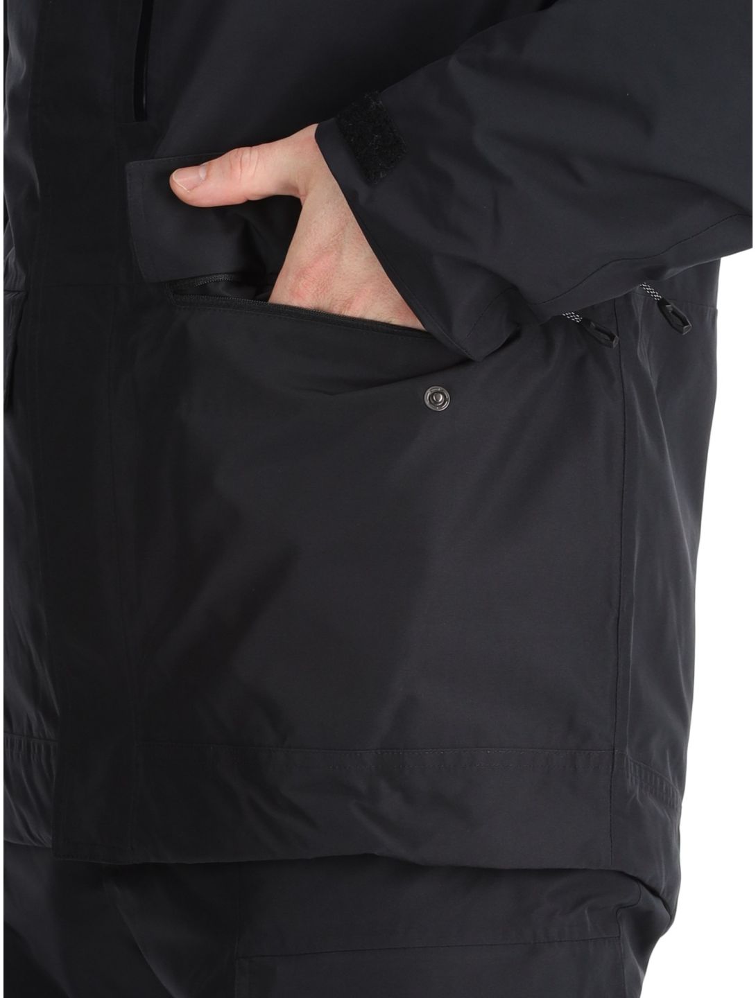 Mammut, Fall Line HS Thermo Hooded chaqueta de esquí hombres Black negro 