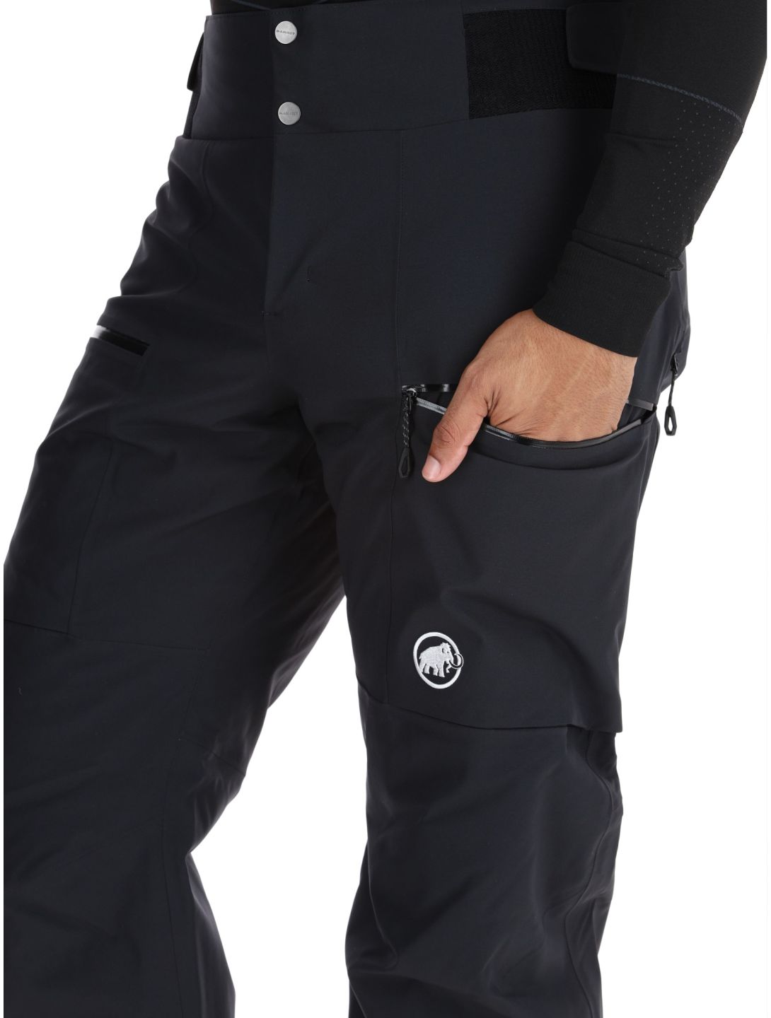 Mammut, Stoney HS Thermo pantalones de esquí hombres Black negro 