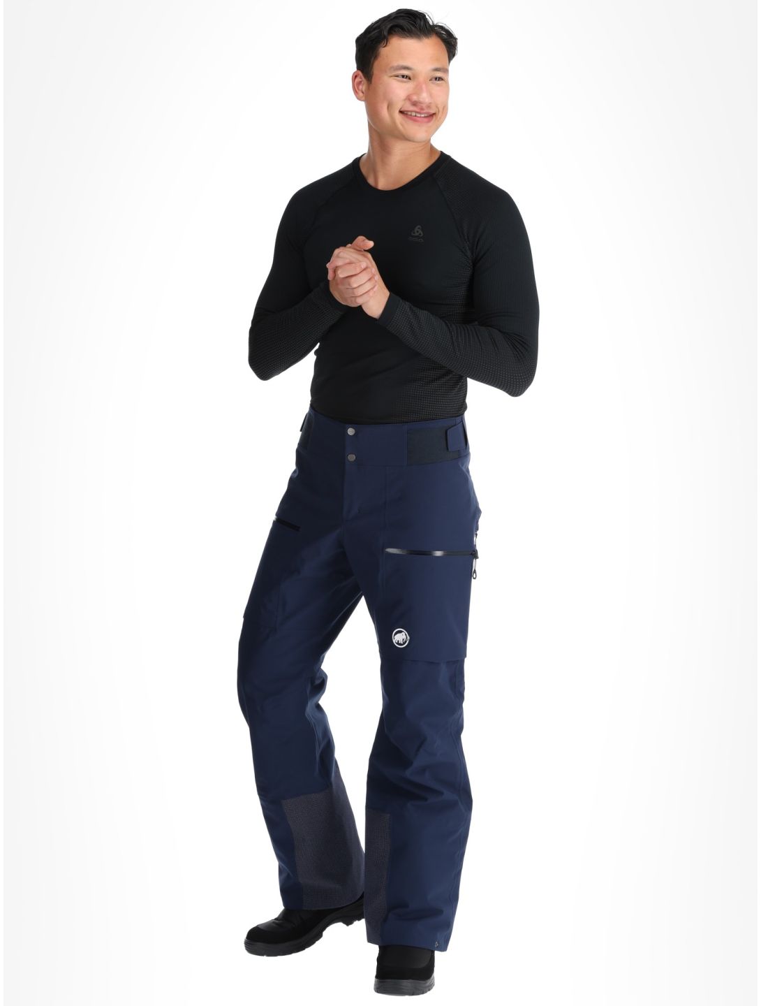 Mammut, Stoney HS Thermo pantalones de esquí hombres Marine azul 