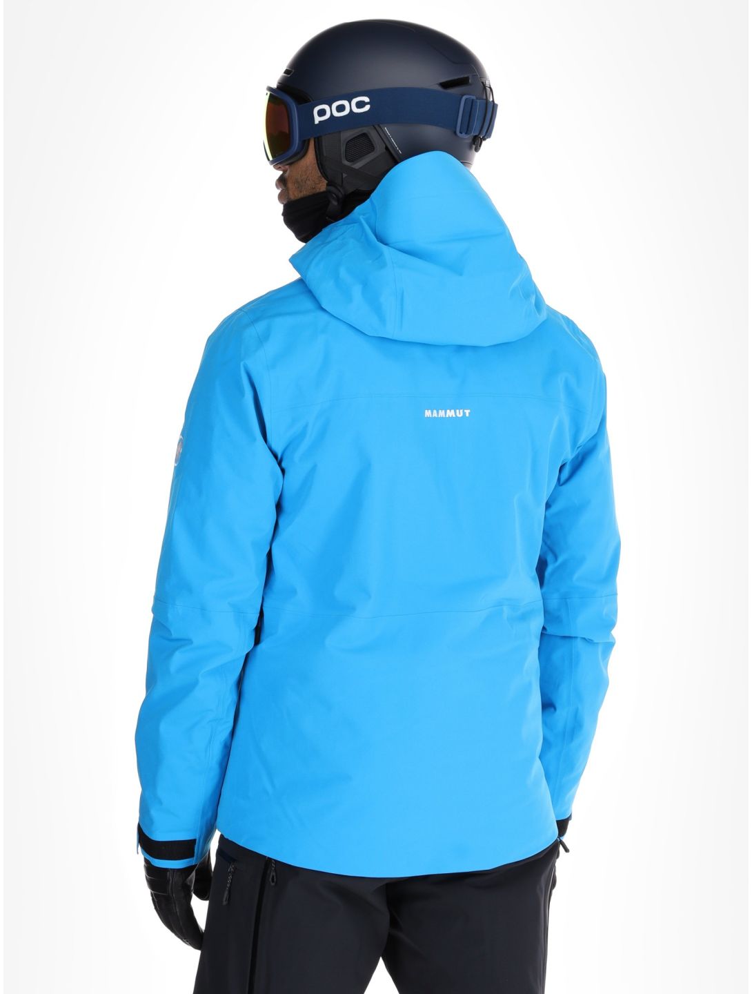 Mammut, Stoney HS Thermo Hooded chaqueta de esquí hombres Glacier Blue / Black azul, negro 