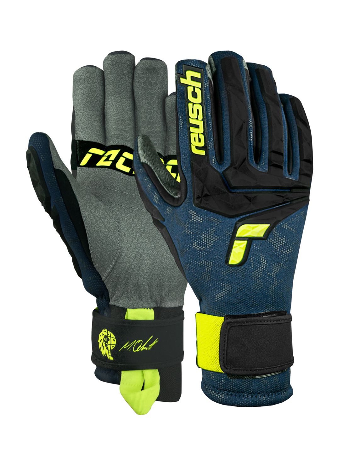 Reusch, Marco Odermatt guantes de esquí hombres Night Sky / Safety Yellow amarillo, azul 