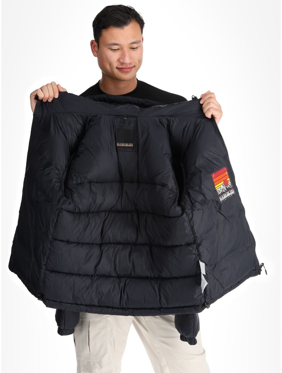 Napapijri, A-Hornelen chaqueta de esquí hombres Black negro 