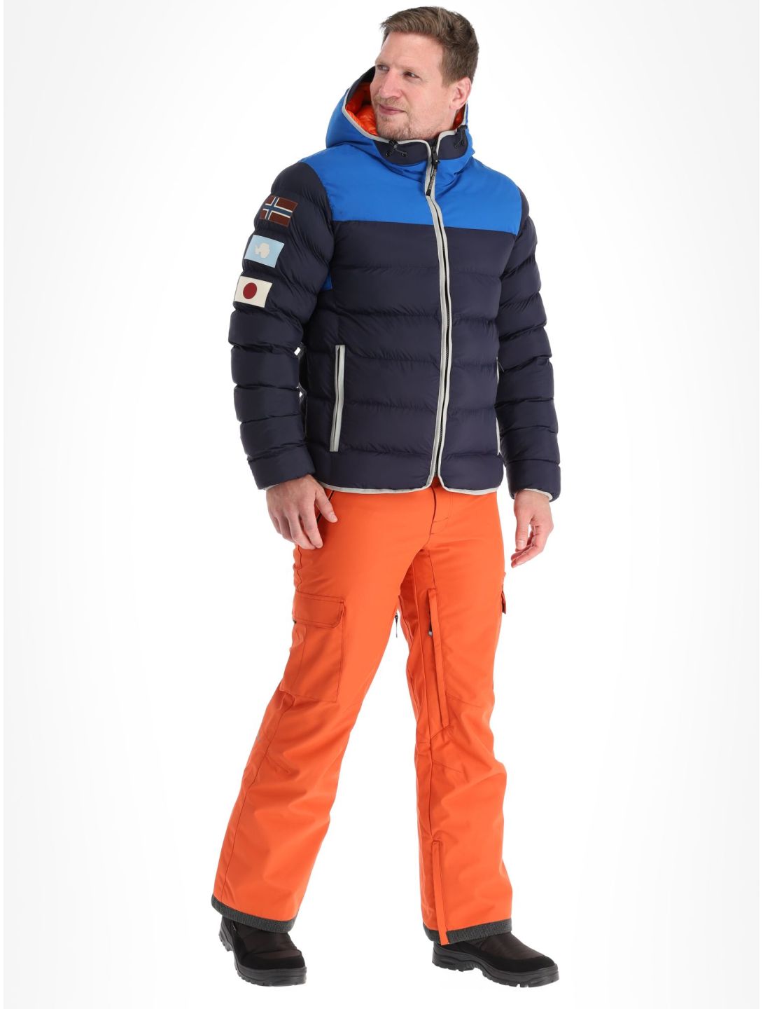 Napapijri, A-shackleton chaqueta de plumas hombres Blu Marine azul 