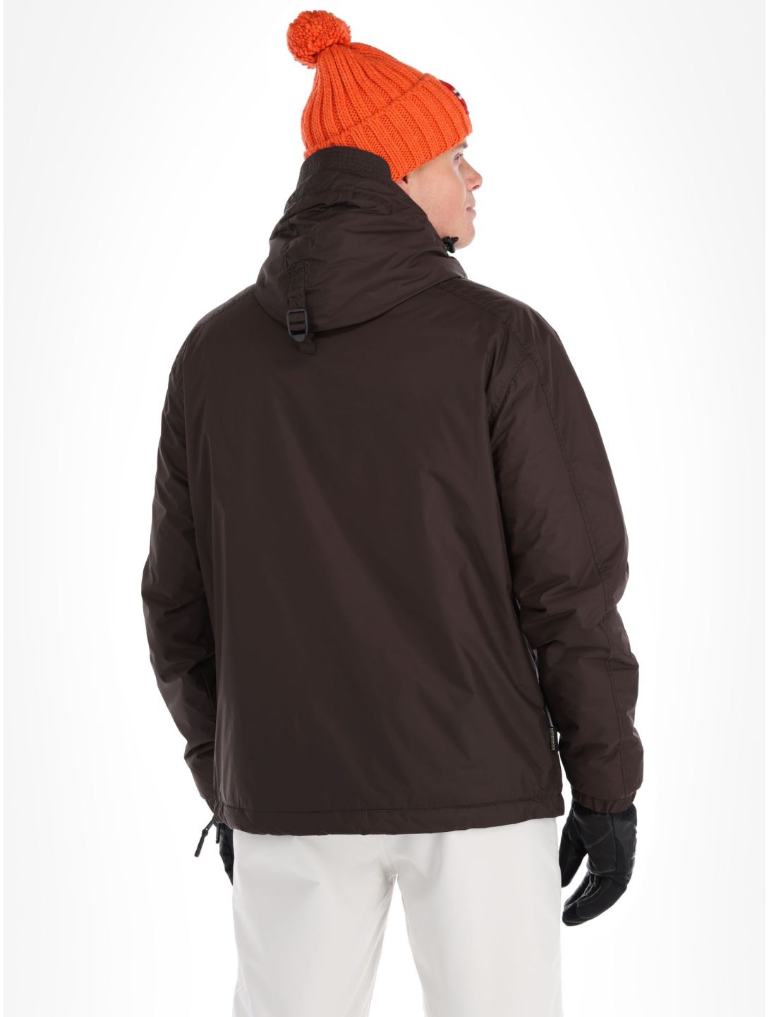 Napapijri, Northfarer 2.0 Wint anorak hombres Brown Ebony gris 