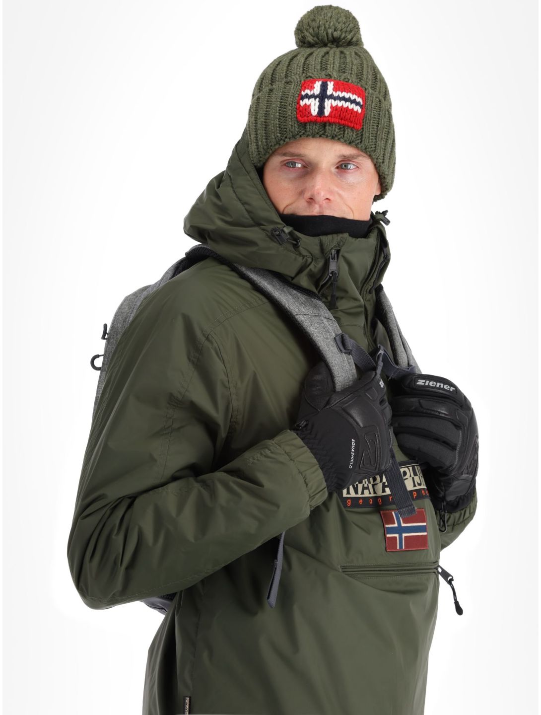 Napapijri, Northfarer 2.0 Wint anorak hombres Green Depths verde 