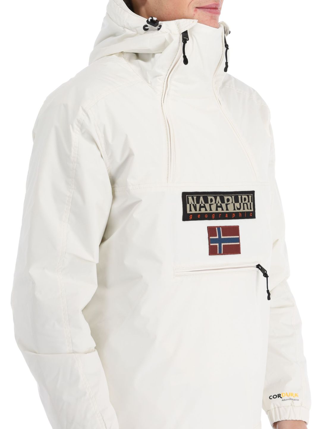 Napapijri, Northfarer 2.0 Wint anorak hombres White Whisper blanco 