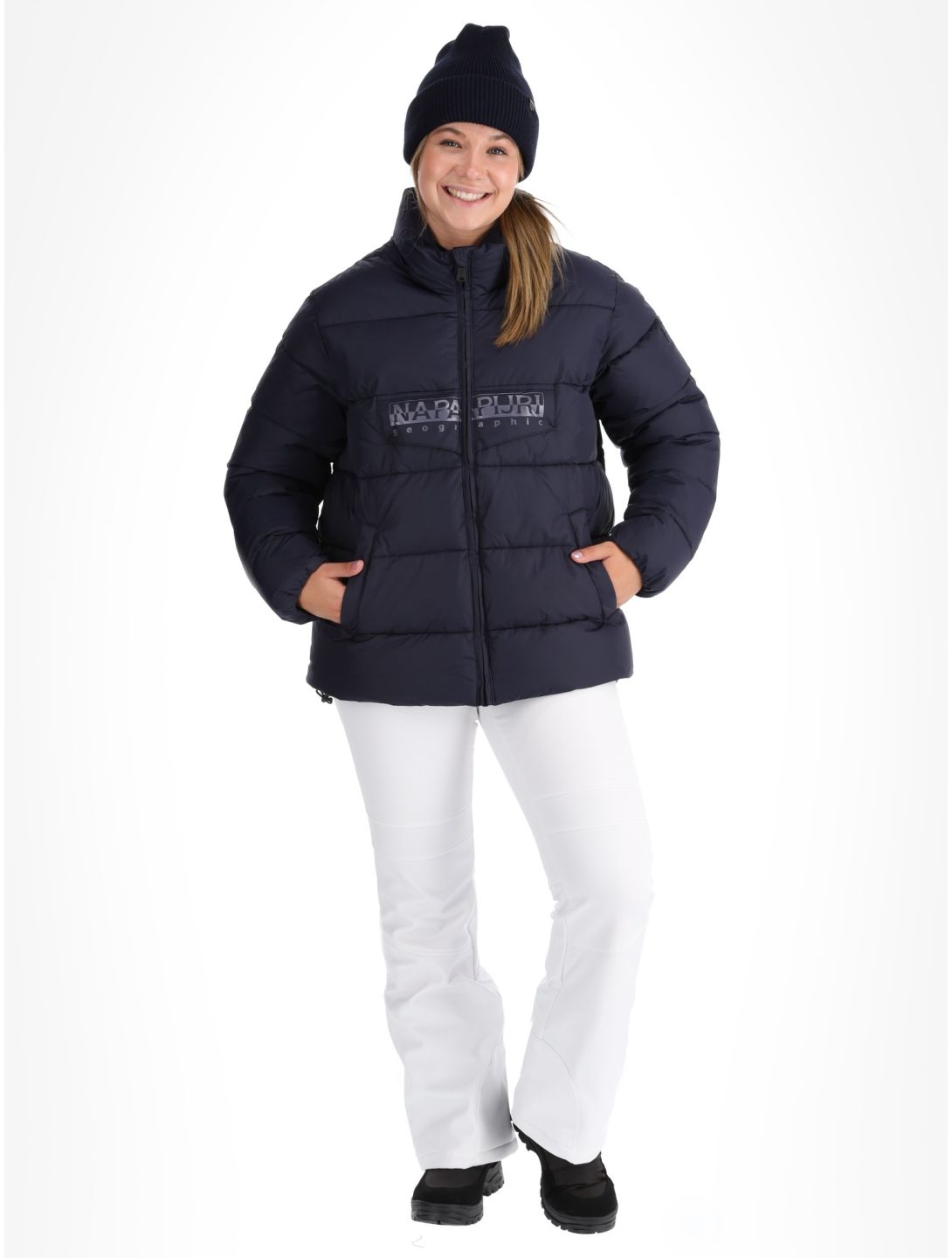 Napapijri, Puffer open W chaqueta de esquí mujeres Blue Marine azul 