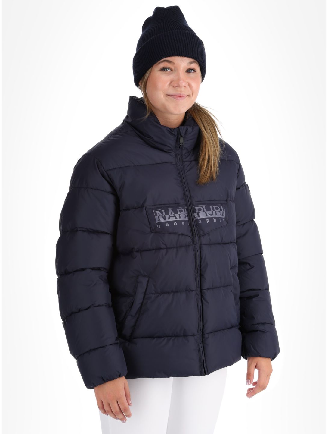 Napapijri, Puffer open W chaqueta de esquí mujeres Blue Marine azul 