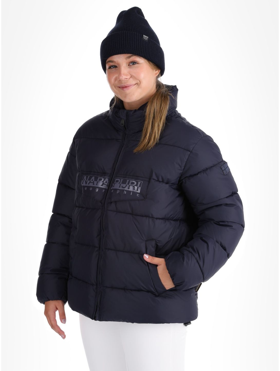 Napapijri, Puffer open W chaqueta de esquí mujeres Blue Marine azul 