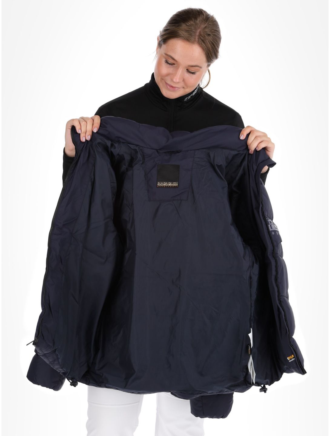 Napapijri, Puffer open W chaqueta de esquí mujeres Blue Marine azul 