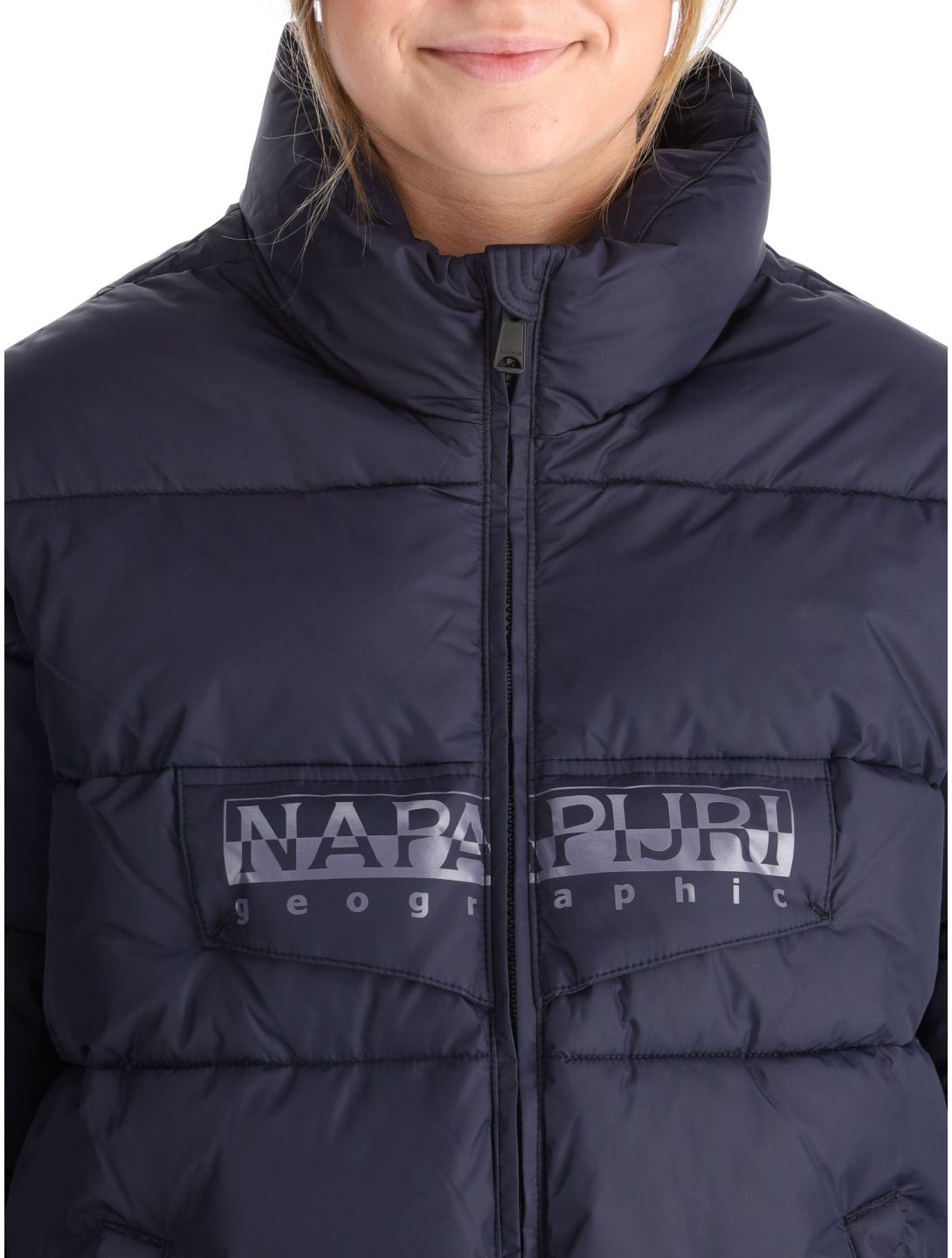 Napapijri, Puffer open W chaqueta de esquí mujeres Blue Marine azul 