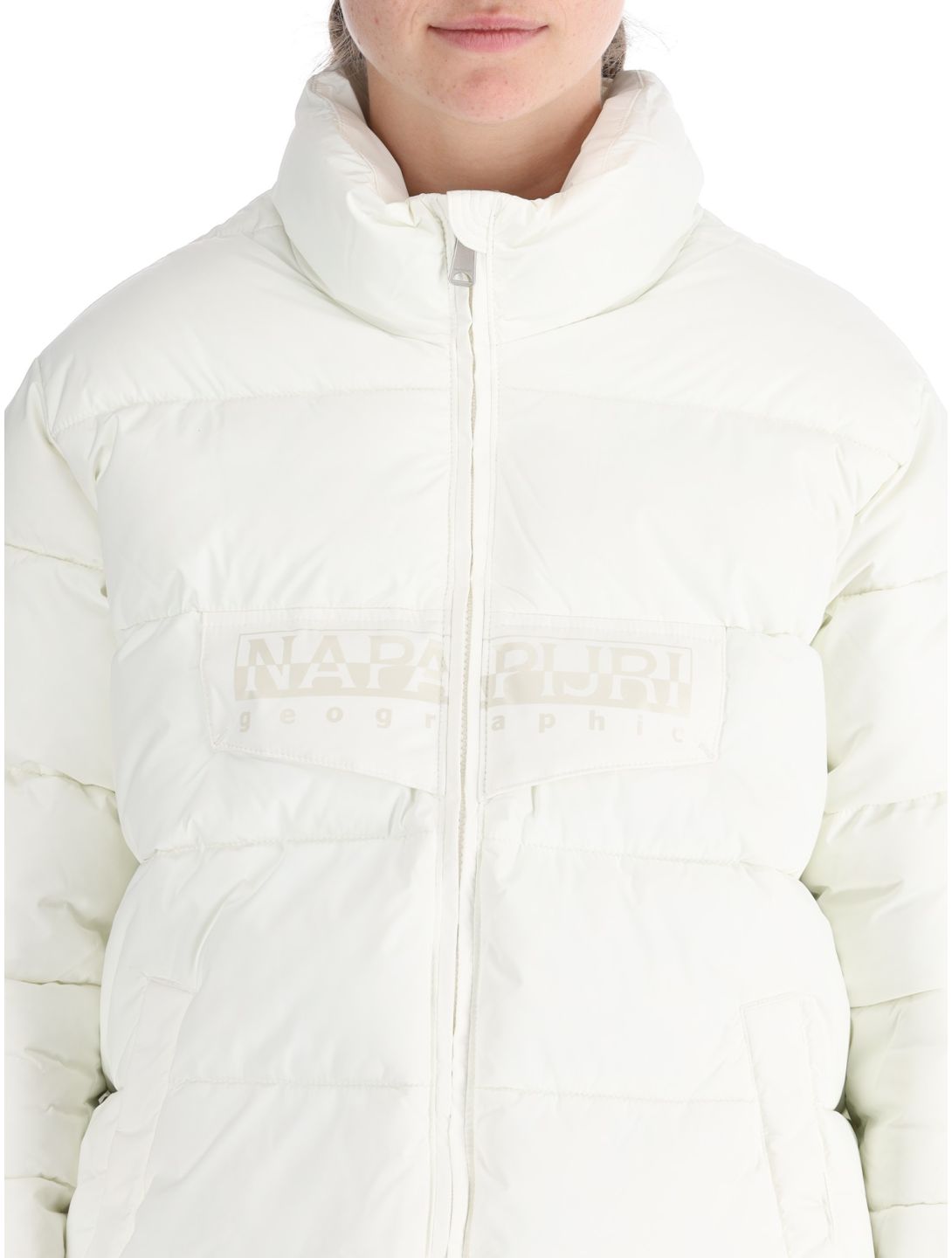 Napapijri, Puffer open W chaqueta de esquí mujeres White Heron blanco 