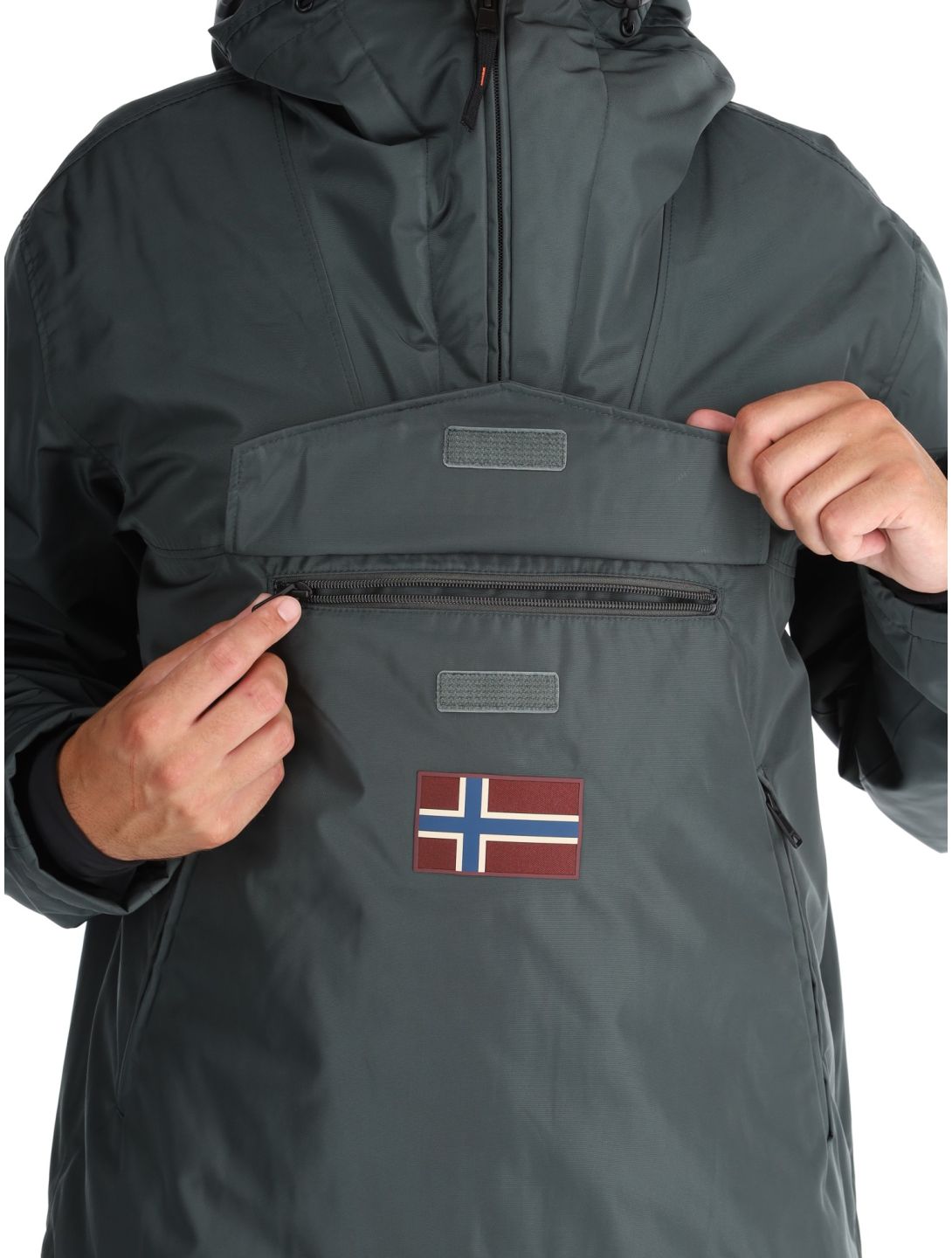 Napapijri, Rainforest Next anorak hombres Green Urban verde 