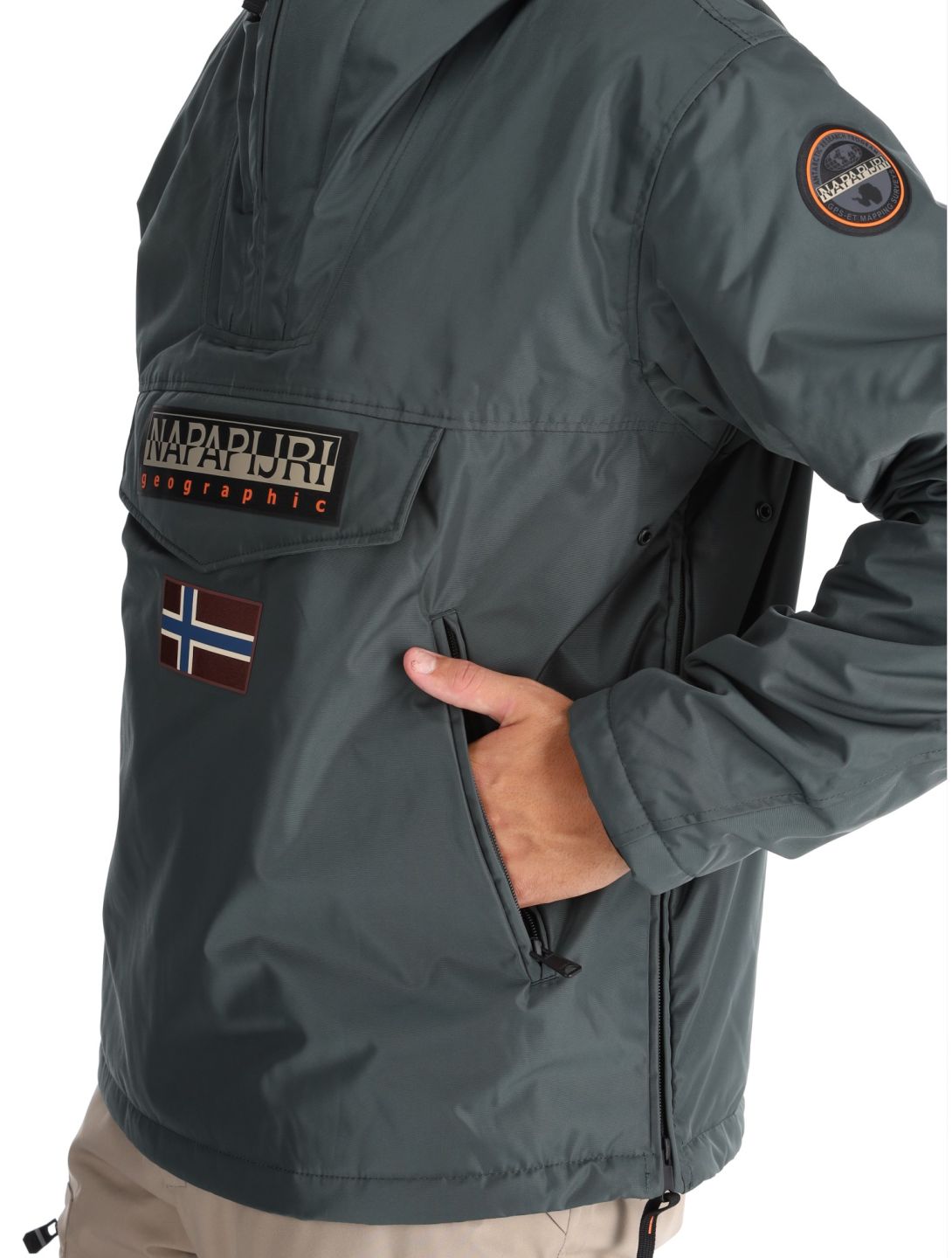 Napapijri, Rainforest Next anorak hombres Green Urban verde 