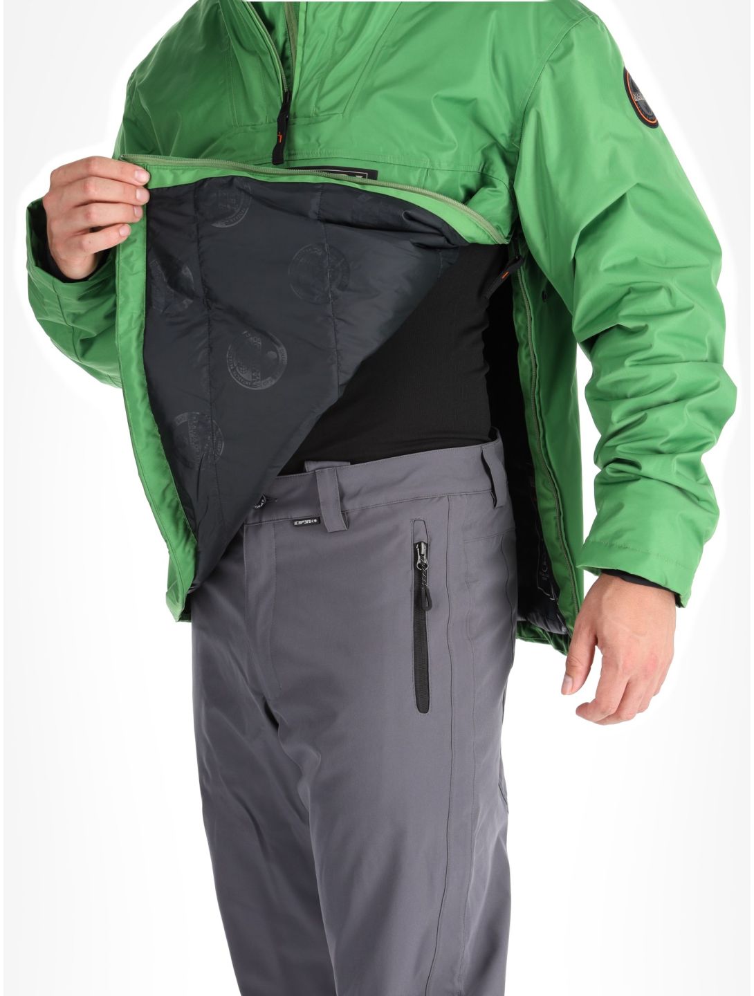 Napapijri, Rainforest Next anorak hombres Kelly Green verde 