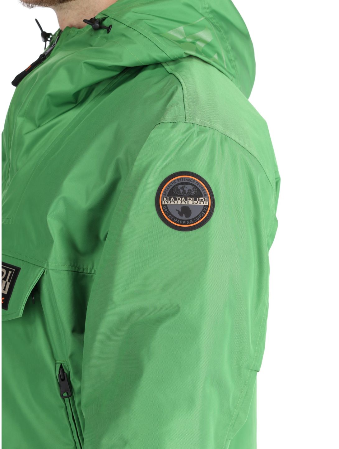 Napapijri, Rainforest Next anorak hombres Kelly Green verde 