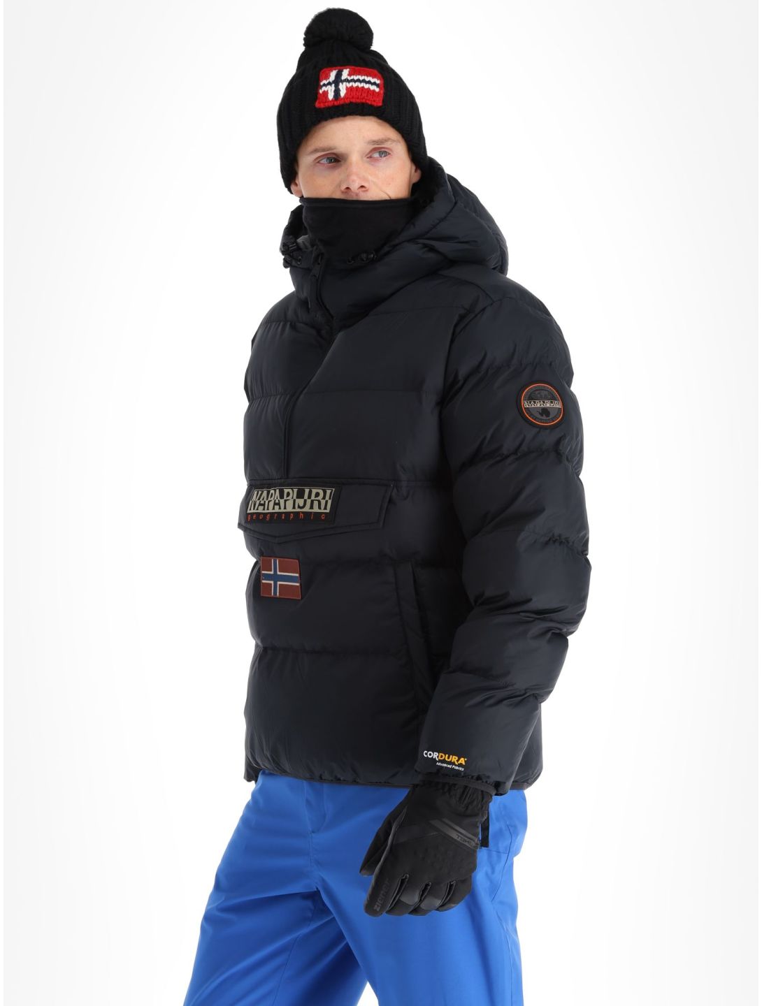 Napapijri, Rainforest Op Winter Puffer anorak hombres Black 041 negro 