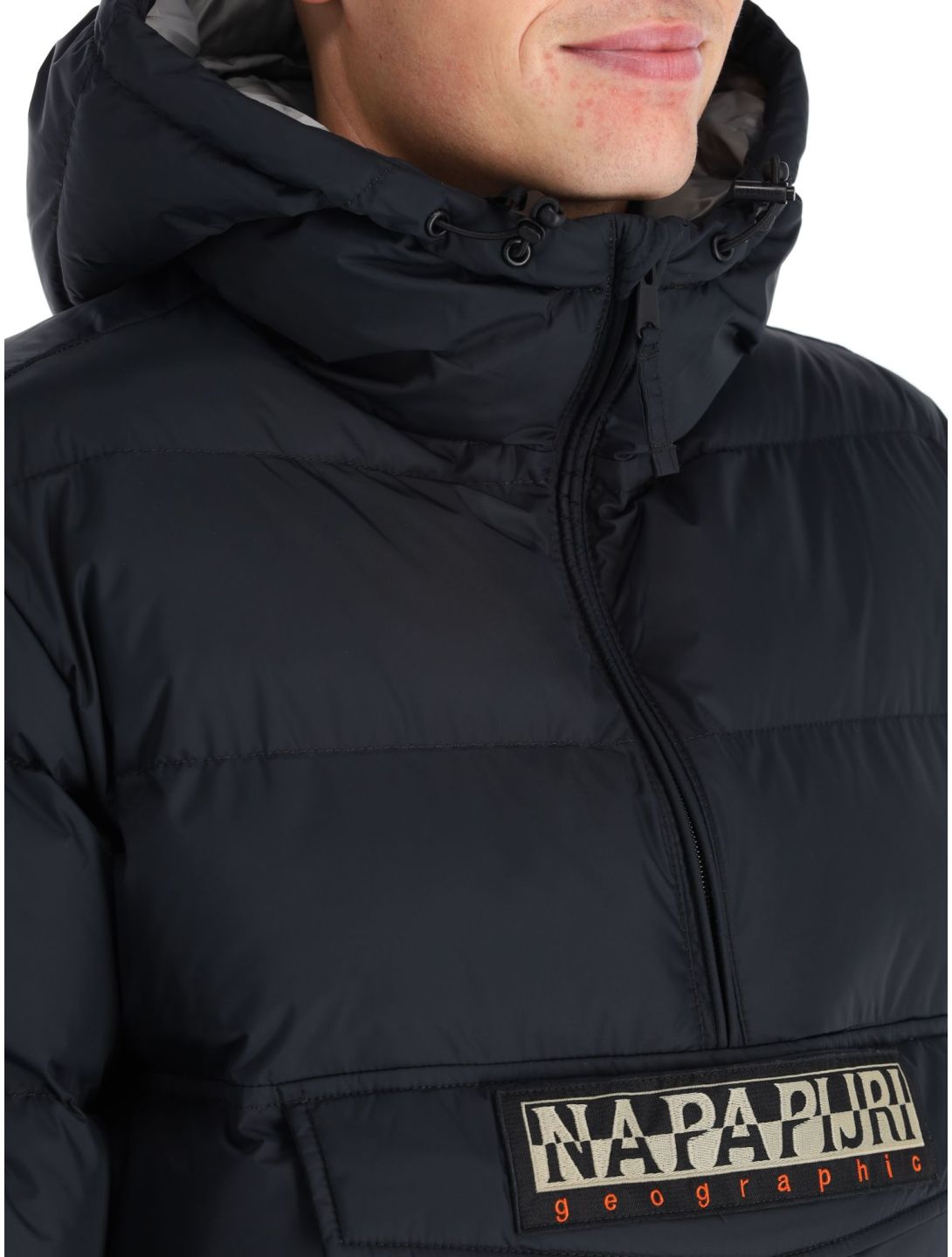 Napapijri, Rainforest Op Winter Puffer anorak hombres Black 041 negro 