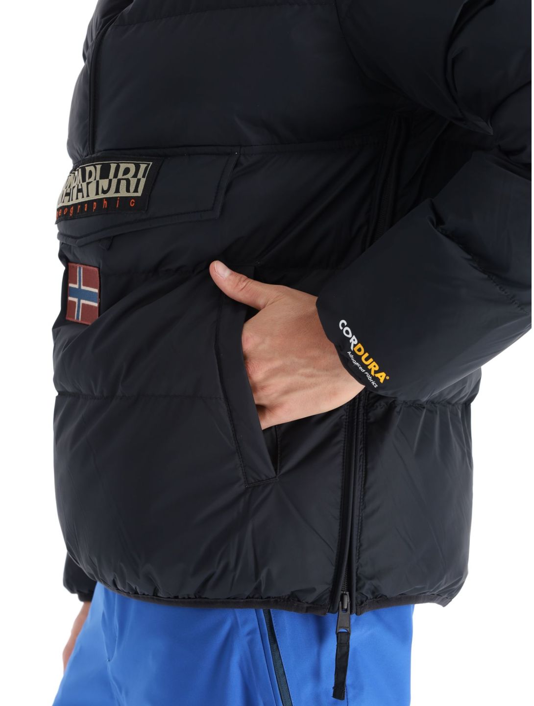 Napapijri, Rainforest Op Winter Puffer anorak hombres Black 041 negro 