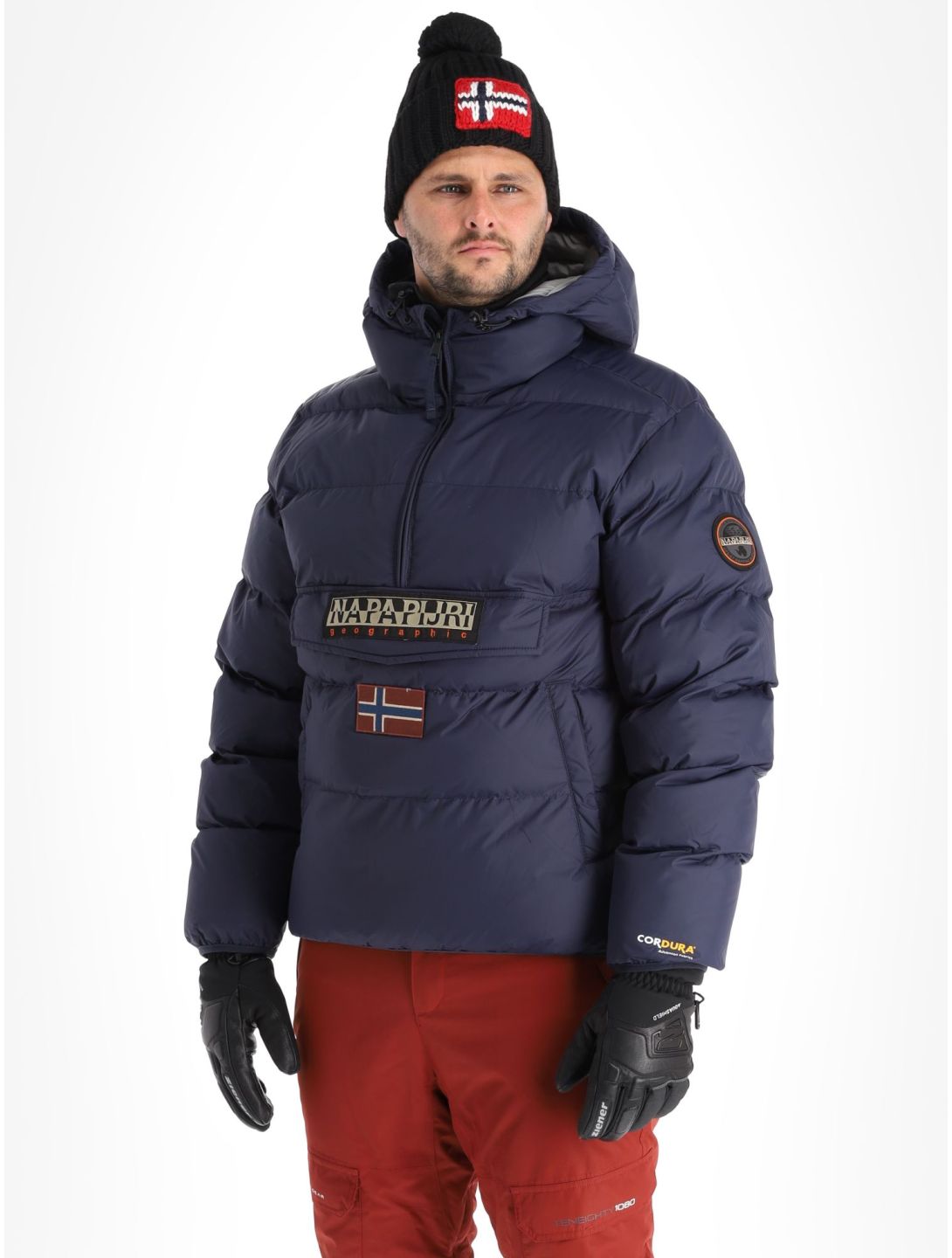 Napapijri, Rainforest Op Winter Puffer anorak hombres Blu Marine azul 