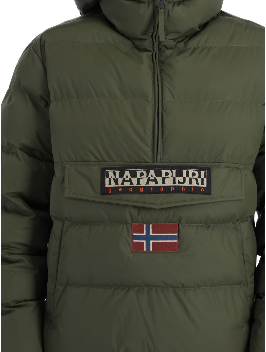 Napapijri, Rainforest Op Winter Puffer anorak hombres Green Depths verde 