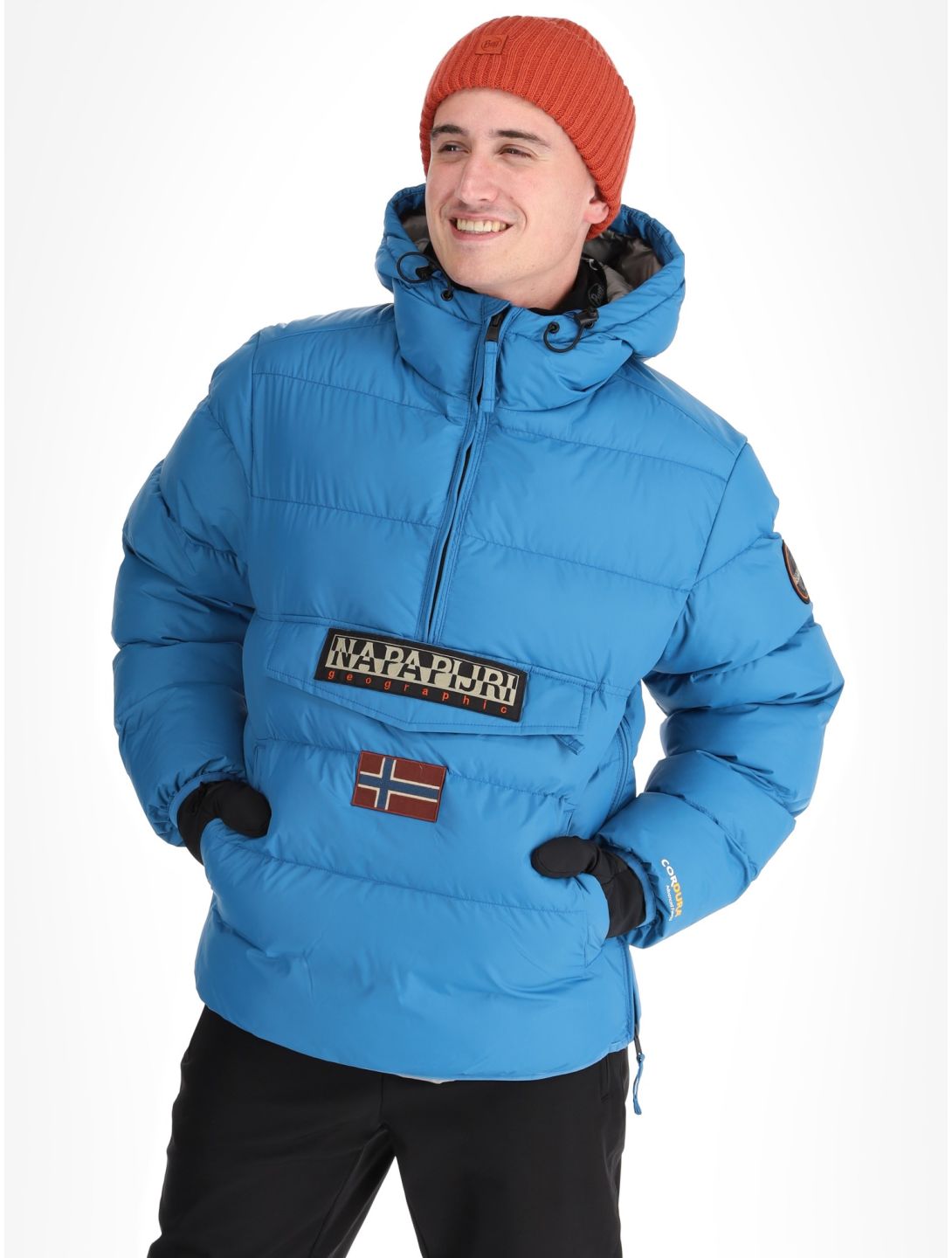 Napapijri, Rainforest Op Winter Puffer anorak hombres Blue Sapphire azul 