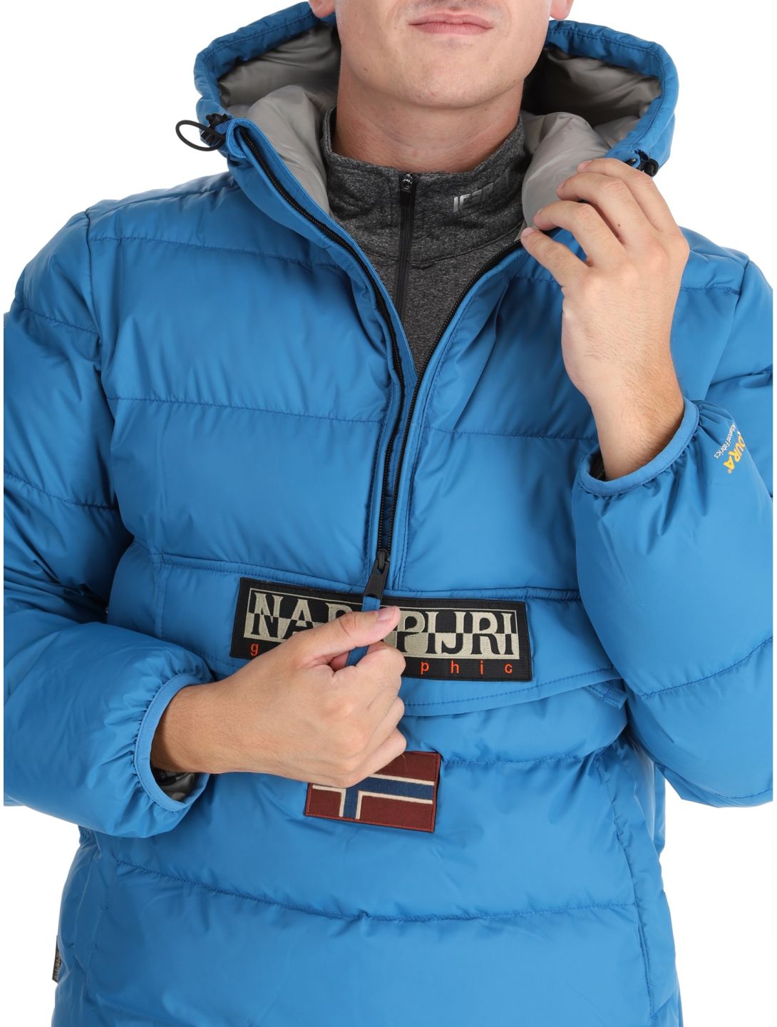 Napapijri, Rainforest Op Winter Puffer anorak hombres Blue Sapphire azul 