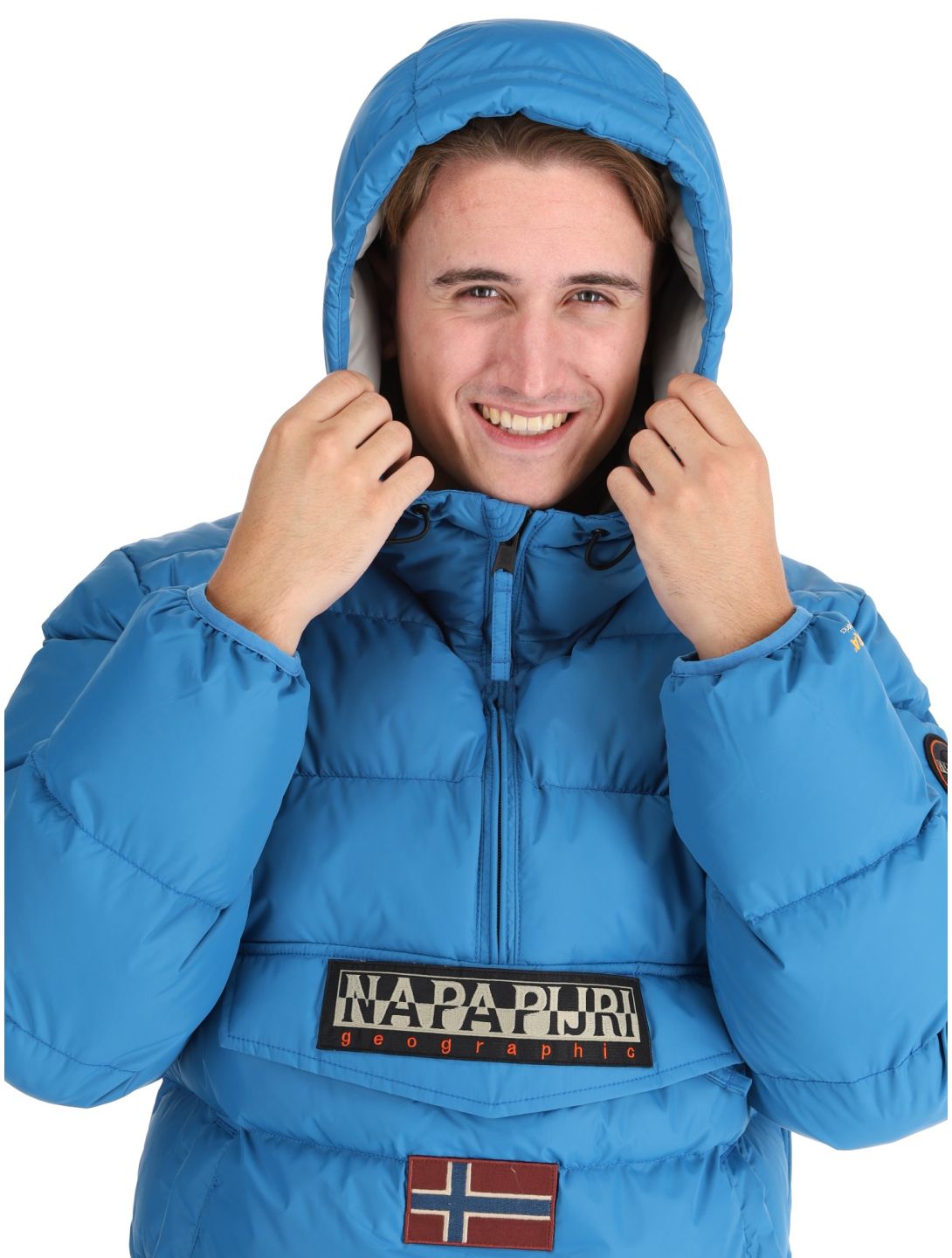 Napapijri, Rainforest Op Winter Puffer anorak hombres Blue Sapphire azul 