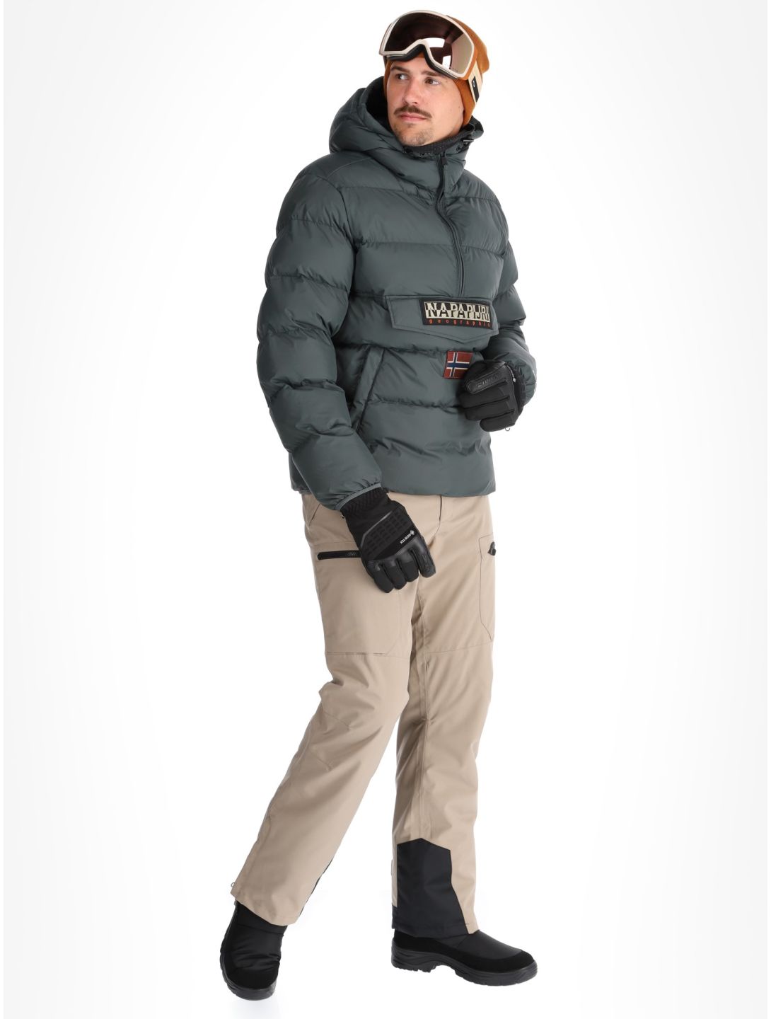 Napapijri, Rainforest Op Winter Puffer anorak hombres Green Urban 