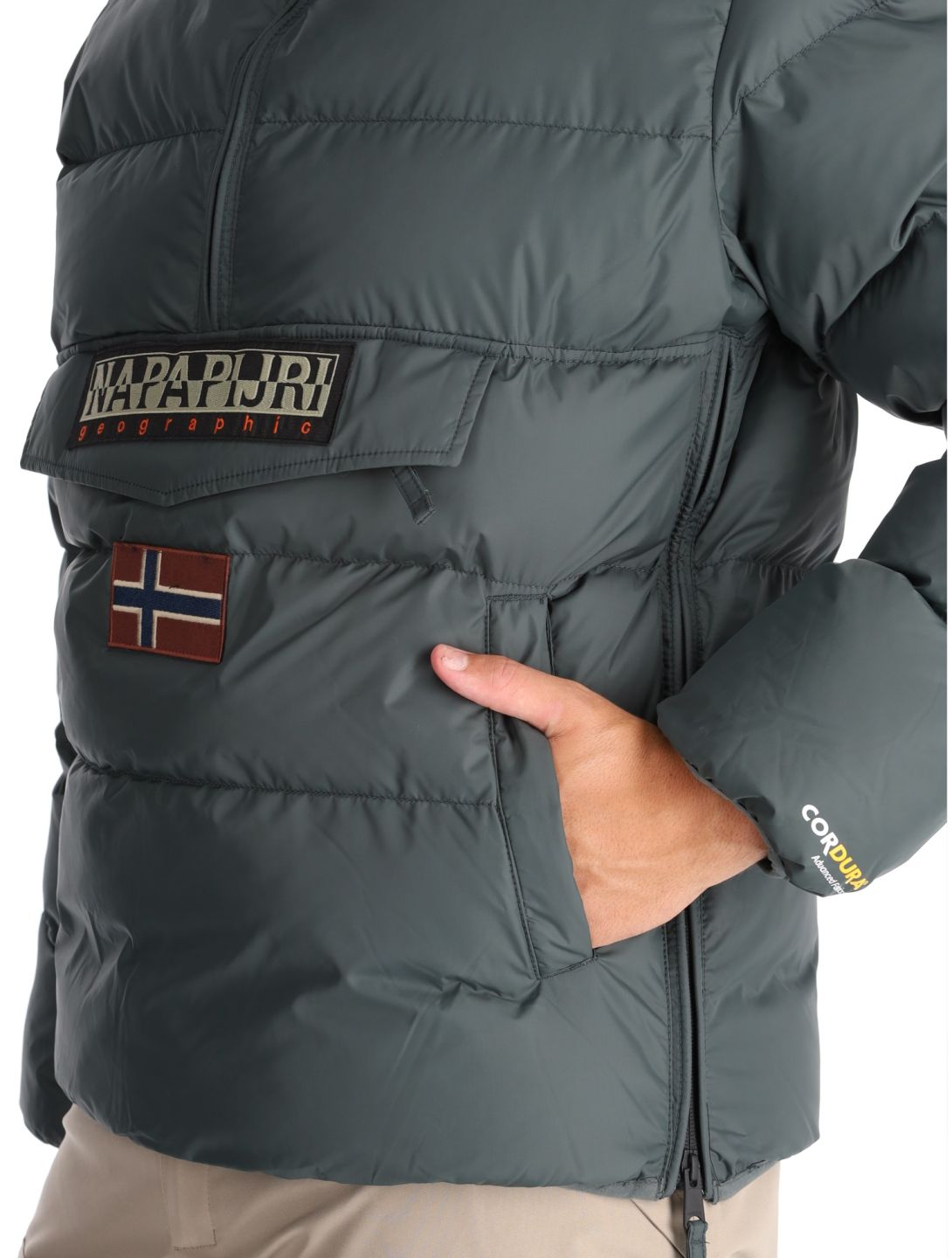 Napapijri, Rainforest Op Winter Puffer anorak hombres Green Urban 