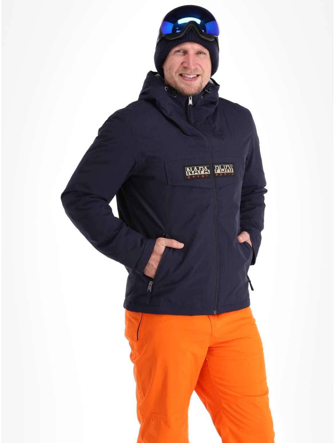 Napapijri, Rainforest Open Winter chaqueta de esquí hombres Blu Marine azul 